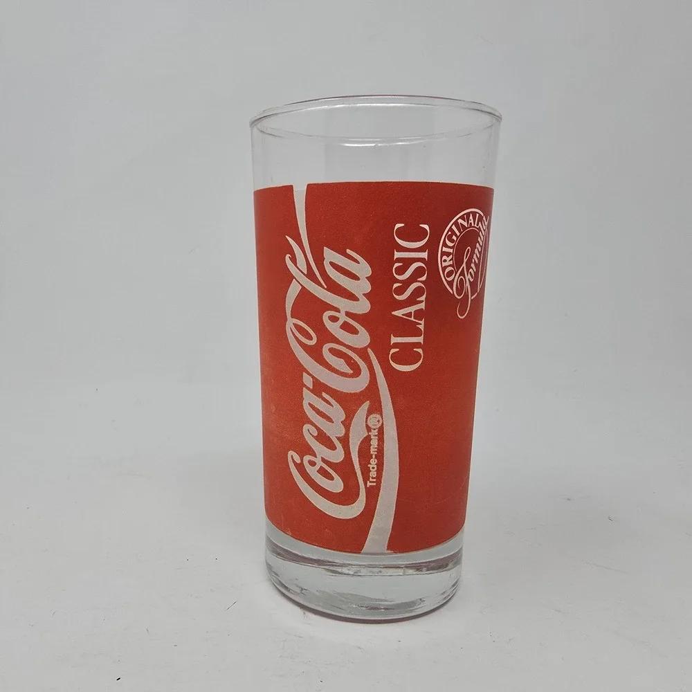 Vintage Coca-Cola Classic Original Formula Logo Drinking‎ Glass Tumbler